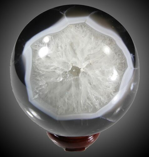 Polished Brazilian Agate Sphere #31341